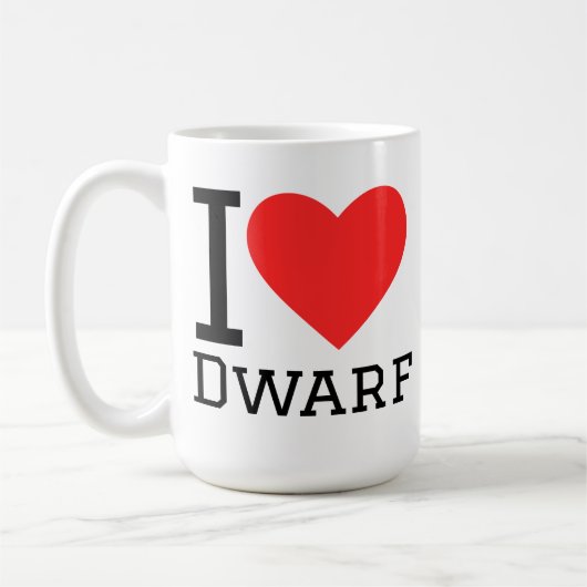 Mug J'adore nain (Gauche)