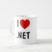 Mug J'adore .NET (Devant gauche)
