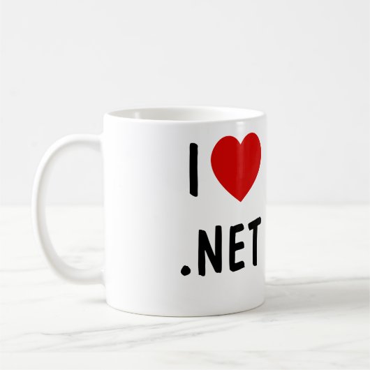 Mug J'adore .NET (Gauche)