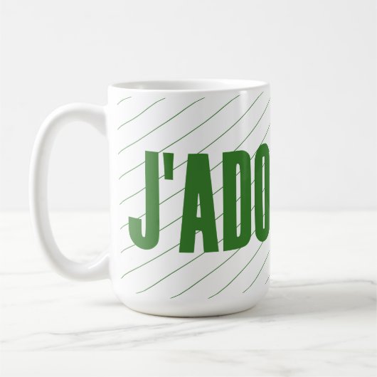 Mug J'adore Noël ! (Gauche)