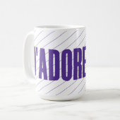 Mug J'adore Noël ! (Devant gauche)