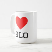 Mug J'adore Oslo (Devant gauche)