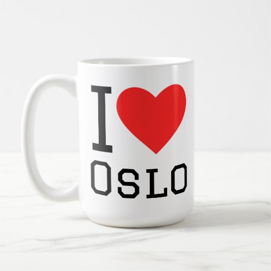 Mug J'adore Oslo (Gauche)