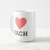 Mug J'adore pêche (Devant gauche)