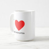 Mug J'adore petite-fille (Devant gauche)