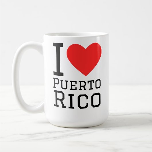 Mug J'adore Porto Rico (Gauche)