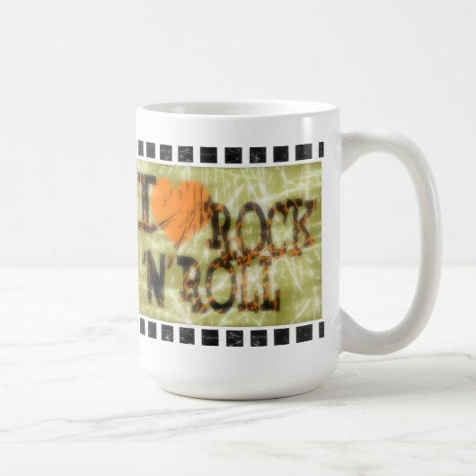 Mug J'adore Rock 'N' Roll - Muqueuses (Droite)
