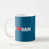 Mug J'adore sam (Gauche)