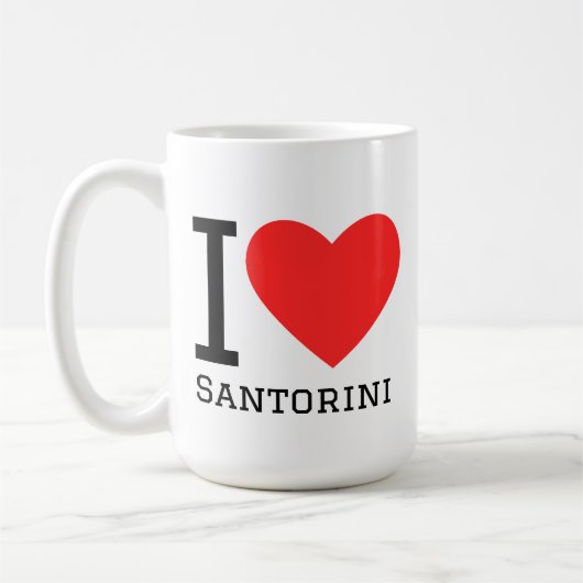 Mug J'adore santorini (Gauche)