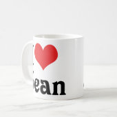 Mug J'adore Sean (Devant gauche)