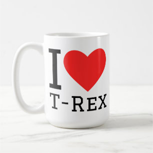 Mug J'adore T rex 