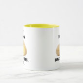 Mug J'adore tout simplement les pommes de terre Drôle (Centre)