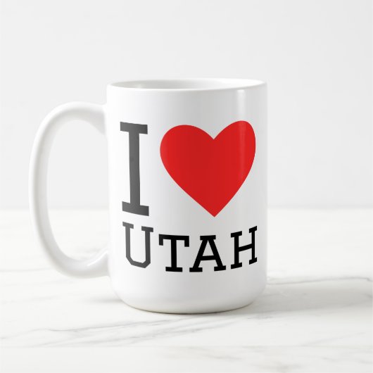 Mug J'adore Utah (Gauche)