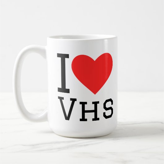 Mug J'adore vhs (Gauche)