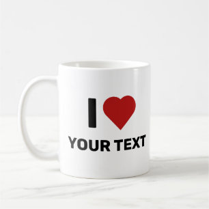 Mug J'adore votre texte