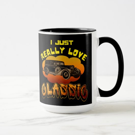 Mug j'adore vraiment les classiques  (Droite)