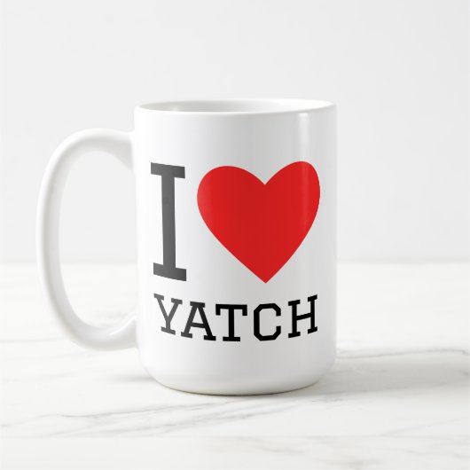 Mug J'adore yacht (Gauche)