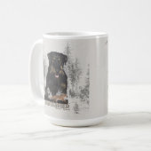 Mug Jagdterrier Dakota c. Renbrad Faux Canvas Print Ac (Devant gauche)