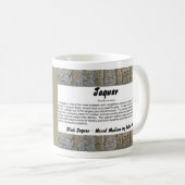 Mug Jaguar noir (Devant droit)
