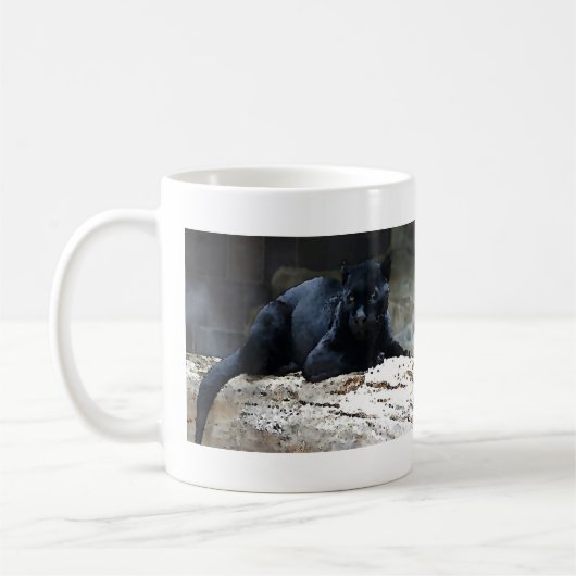Mug Jaguar noir (Gauche)