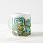 Mug Jaguar-Turquoise maya (Devant gauche)