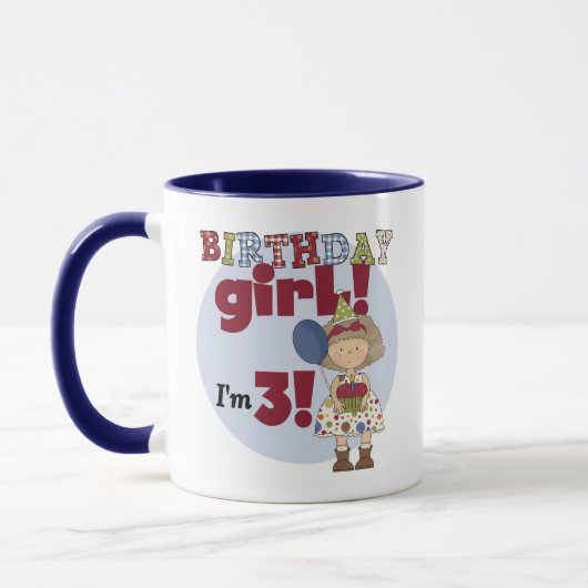 Mug J'ai 3 Tshirts et cadeaux pour filles d'anniversai (Gauche)