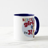 Mug J'ai 3 Tshirts et cadeaux pour filles d'anniversai (Devant droit)