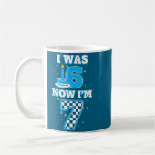 Mug J'ai 7 ans anniversaire j'avais 6 maintenant j'ai (Gauche)