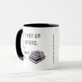Mug J'ai abandonné sur des humains. Il est plus facile (Devant gauche)