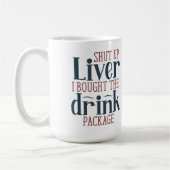 Mug J'ai acheté le forfait Cruise Drink (Gauche)