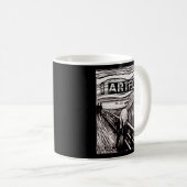 Mug J'Ai Armé Des Enseignants Peintre Le Cri (Devant droit)