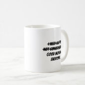Mug J'ai besoin de café (Devant droit)