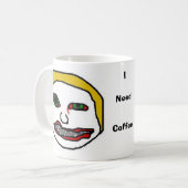 Mug J'ai besoin de café (Devant gauche)