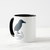 Mug "J'ai besoin de café maintenant" Cute Corneille Ca (Devant gauche)