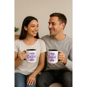 Mug J'ai besoin de café maintenant - Musique Combo en 