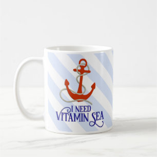Mug "J'ai besoin de la mer de vitamine"