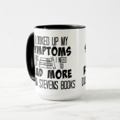 Mug J'Ai Besoin De Lire Plus Dustin Stevens Livres (Devant gauche)