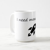 Mug J'Ai Besoin De Plus D'Espace - Astronaut Drôle (Devant gauche)