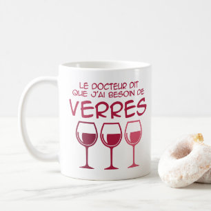 Mug J'ai besoin de verres