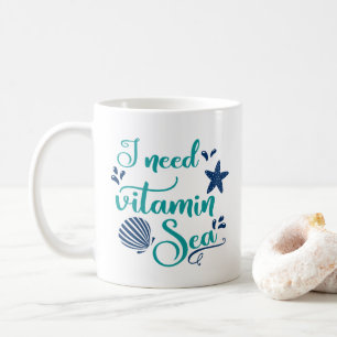 Mug j'ai besoin de vitamine mer