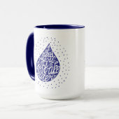 Mug J'ai besoin de vous juste comme l'eau (Devant gauche)