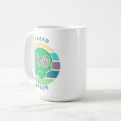 Mug J'ai besoin d'espace | Funny Vintage Alien Pun (Devant gauche)