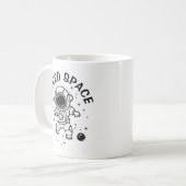 Mug "J'ai besoin d'espace" - L'astronaute seule (Devant gauche)