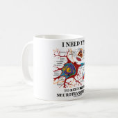 Mug J'ai besoin d'heure de reconstituer mes (Devant gauche)