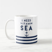 Mug J'ai besoin d'un devis d'Ancre de la marine de la  (Gauche)