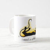 Mug J'ai besoin d'une pause-café ! (Devant gauche)