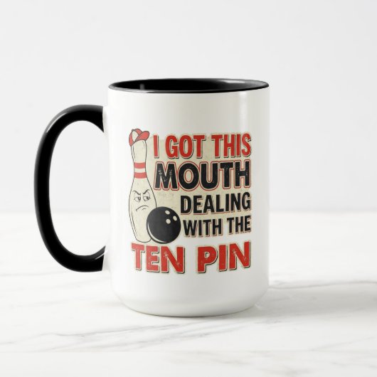 Mug J'ai cette bouche pour traiter avec l'équipe de la (Gauche)