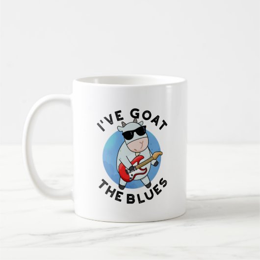 Mug J'ai chéri Le blues drôle Animal Pun (Gauche)