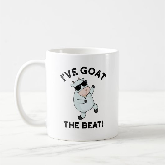 Mug J'ai chèvre Le Beat Funny Animal Pun (Gauche)
