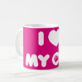 Mug J'Ai Coeur Mon Cub (Devant gauche)